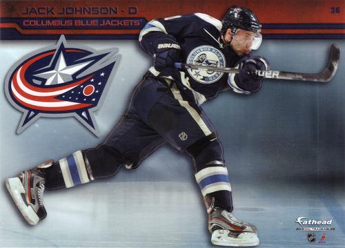 2013 Fathead NHL Tradeables #36 Jack Johnson Front