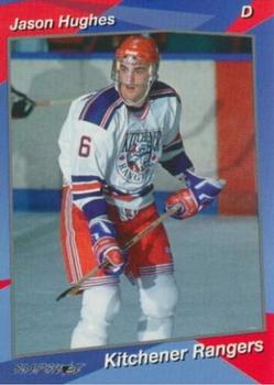 1993-94 Slapshot Kitchener Rangers (OHL) #5 Jason Hughes Front