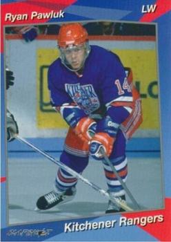 1993-94 Slapshot Kitchener Rangers (OHL) #12 Ryan Pawluk Front