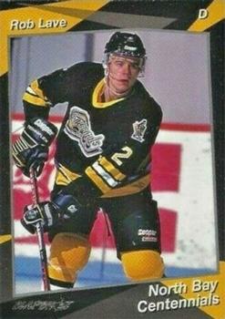 1993-94 Slapshot North Bay Centennials (OHL) #3 Rob Lave Front