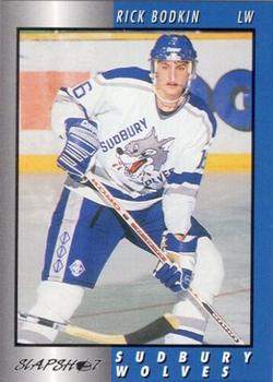 1994-95 Slapshot Sudbury Wolves (OHL) #12 Rick Bodkin Front