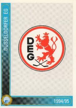 1994-95 IHA DEL (German) #76 DEG Logo Front