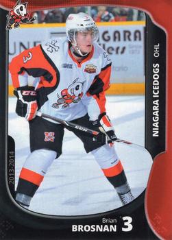 2013-14 Extreme Niagara IceDogs (OHL) #2 Brian Brosnan Front