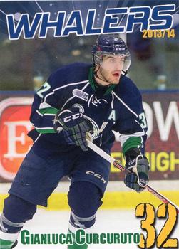 2013-14 BD's Mongolian Grill Plymouth Whalers (OHL) #5 Gianluca Curcuruto Front