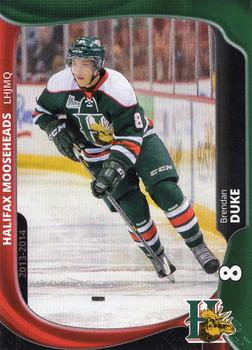 2013-14 Extreme Halifax Mooseheads (QMJHL) #14 Brendan Duke Front
