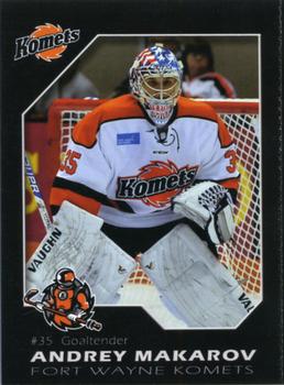 2013-14 Fort Wayne Komets (ECHL) #1 Andrey Makarov Front
