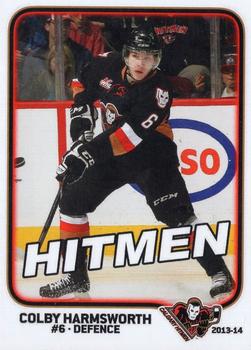 2013-14 Calgary Hitmen (WHL) #NNO Colby Harmsworth Front