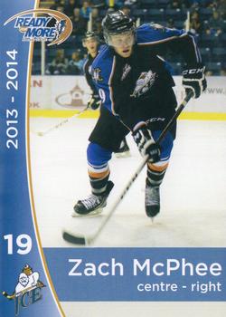 2013-14 Kootenay Ice (WHL) #NNO Zach McPhee Front