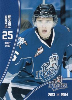 2013-14 Victoria Royals (WHL) #24 Brandon Fushimi Front