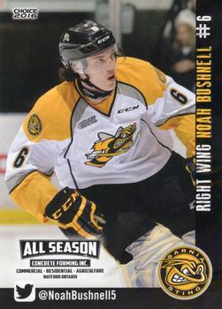 2015-16 Choice Sarnia Sting (OHL) #4 Noah Bushnell Front