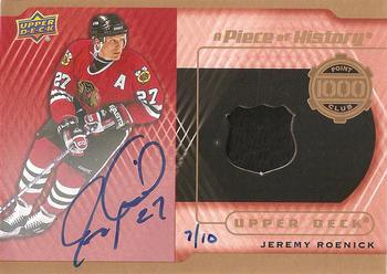 2016-17 Upper Deck - A Piece of History 1000 Point Club Autographed #PC-JR Jeremy Roenick Front