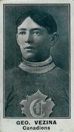 1912-13 Imperial Tobacco Hockey Series (C57) #1 Geo. Vezina Front