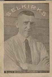 1923-24 Crescent Selkirk Fishermen #4 Billy Bowman Front