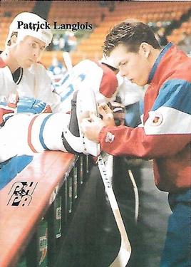 1992-93 Fredericton Canadiens (AHL) #NNO Patrick Langlois Front