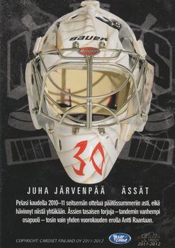 2011-12 Cardset Finland - Promo Cards #NNO Juha Järvenpää Back