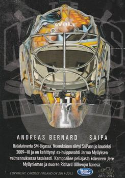 2011-12 Cardset Finland - Promo Cards #NNO Andreas Bernard Back