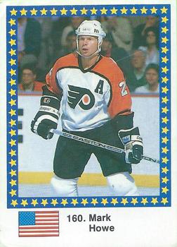 1989 Semic Hockey VM/Jaakiekon MM (Swedish/Finnish) Stickers #160 Mark Howe Front