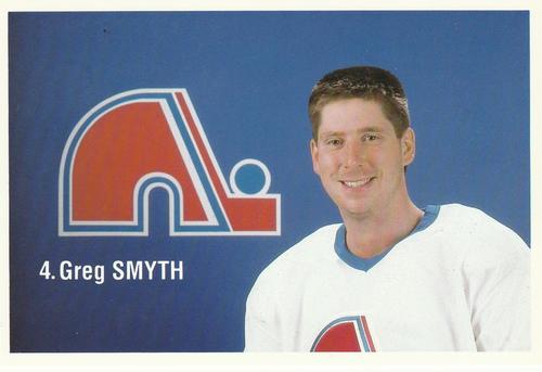 1989-90 Quebec Nordiques #NNO Greg Smyth Front