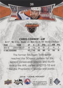 2016-17 Upper Deck AHL - Red #36 Chris Conner Back