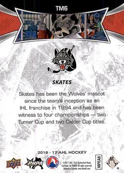 2016-17 Upper Deck AHL - Team Mascots #TM6 Skates Back