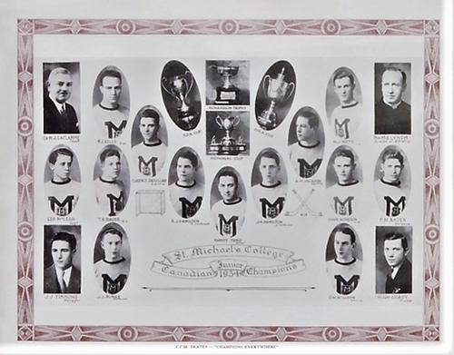 1933-34 CCM Photos (Brown Border) #NNO Memorial Cup Champions Front
