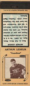1934-36 Diamond Matchbooks (Tan 2) #NNO Arthur Lesieur Front