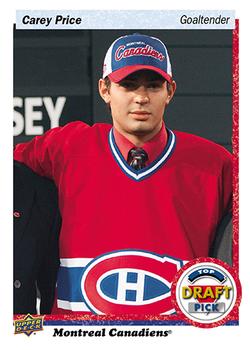 2016 Upper Deck NHL Draft #DRAFT-8 Carey Price Front