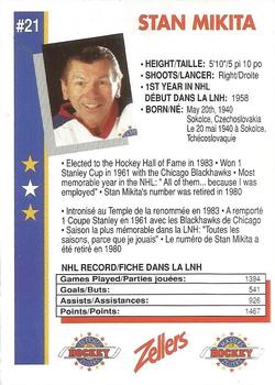 1992-93 Zellers Masters of Hockey #NNO Stan Mikita Back