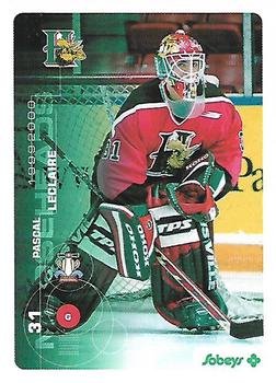 1999-00 Halifax Mooseheads (QMJHL) #NNO Pascal Leclaire Front