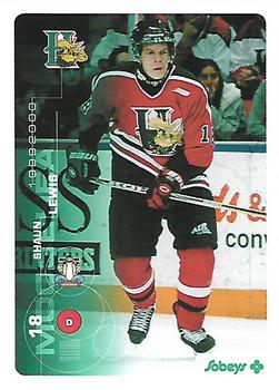 1999-00 Halifax Mooseheads (QMJHL) #NNO Shaun Lewis Front