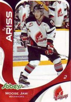 2007-08 Extreme Moose Jaw Warriors (WHL) #NNO Ty Ariss Front