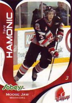 2007-08 Extreme Moose Jaw Warriors (WHL) #NNO Travis Hamonic Front