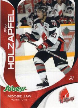 2007-08 Extreme Moose Jaw Warriors (WHL) #NNO Riley Holzapfel Front