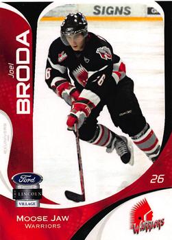 2007-08 Extreme Moose Jaw Warriors (WHL) #NNO Joel Broda Front