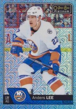 2016-17 O-Pee-Chee Platinum - Ice Blue Traxx #51 Anders Lee Front