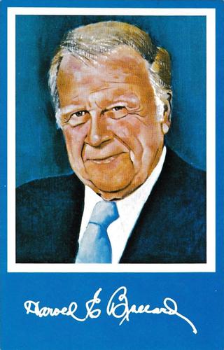 1981-82 Toronto Maple Leafs Postcards #NNO Harold Ballard Front