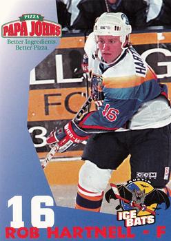 1997-98 Papa John's Austin Ice Bats (WPHL) #NNO Rob Hartnell Front