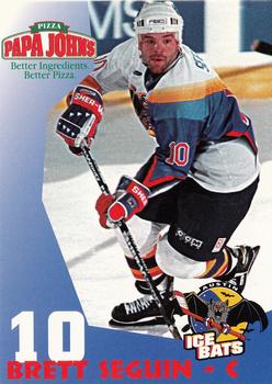 1997-98 Papa John's Austin Ice Bats (WPHL) #NNO Brett Seguin Front