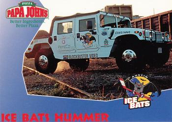 1997-98 Papa John's Austin Ice Bats (WPHL) #NNO Ice Bats Hummer [Promo Card] Front