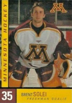 2004-05 Minnesota Golden Gophers (NCAA) #NNO Brent Solei Front