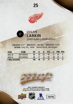 2017-18 Upper Deck MVP #25 Dylan Larkin Back