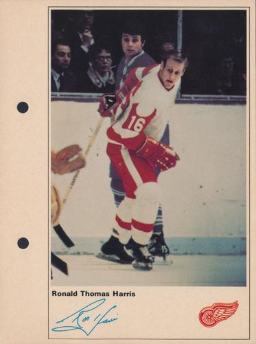 1971-72 Toronto Sun NHL Action Players #NNO Ronald Thomas Harris Front