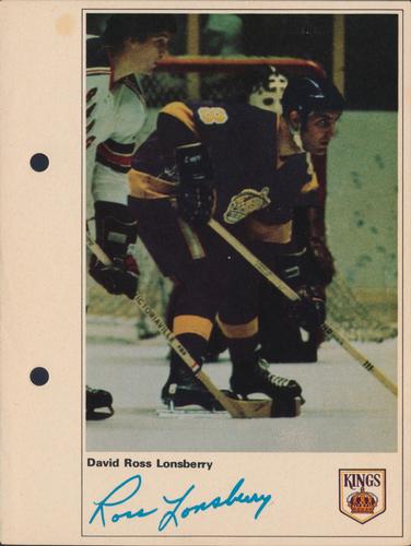 1971-72 Toronto Sun NHL Action Players #NNO David Ross Lonsberry Front