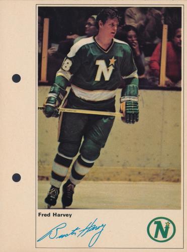 1971-72 Toronto Sun NHL Action Players #NNO Fred Harvey Front