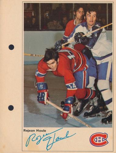 1971-72 Toronto Sun NHL Action Players #NNO Rejean Houle Front