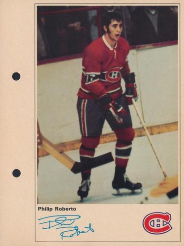 1971-72 Toronto Sun NHL Action Players #NNO Phillip Roberto Front