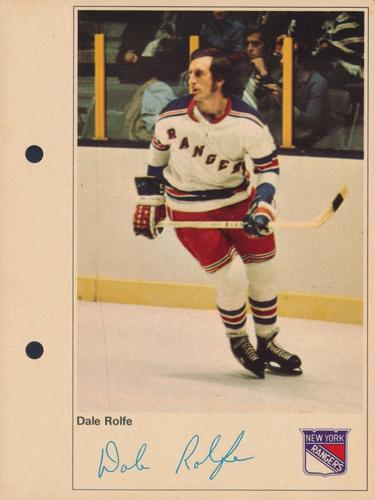 1971-72 Toronto Sun NHL Action Players #NNO Dale Rolfe Front
