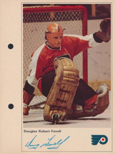 1971-72 Toronto Sun NHL Action Players #NNO Douglas Robert Favell Front