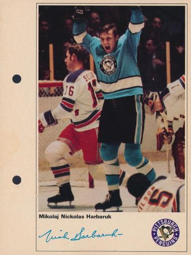 1971-72 Toronto Sun NHL Action Players #NNO Mikołaj Nicholas Harbaruk Front