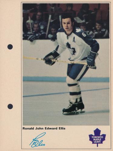 1971-72 Toronto Sun NHL Action Players #NNO Ron Ellis Front